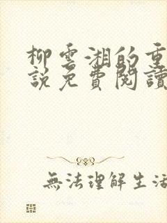 柳云湘的重生小说免费阅读无弹窗