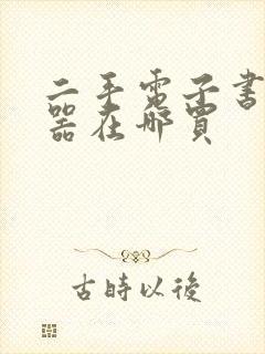 二手电子书阅读器在哪买