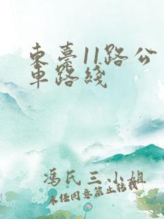 东台11路公交车路线