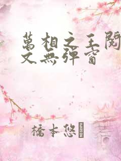 万相之王阅读全文无弹窗