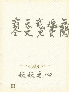 霸天武魂无弹窗全文免费阅读