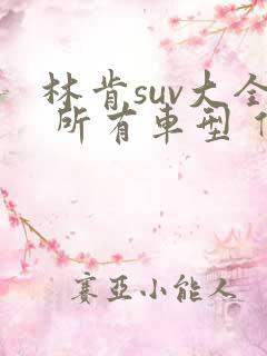 林肯suv大全 所有车型 价格 报价林肯suv