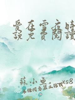 爱在雪夜时分小说免费阅读全文最新章节