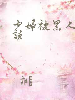 少妇被黑人插小说