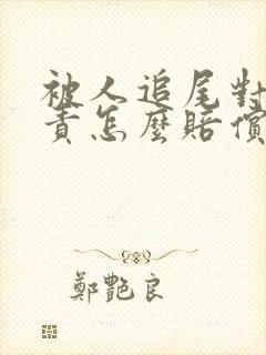 被人追尾对方全责怎么赔偿 被人追尾对方全责怎么赔偿