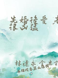 先婚后爱 老公很凶猛