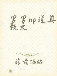男男np道具调教文