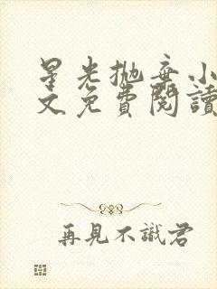 星光抛弃小说全文免费阅读笔趣阁