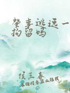 肇事逃逸一定要拘留吗