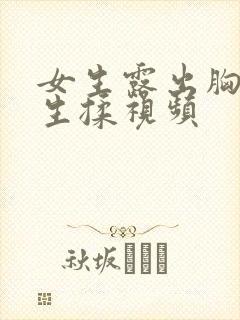 女生露出胸给男生揉视频