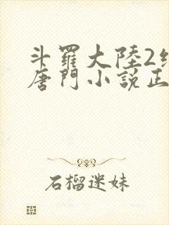 斗罗大陆2绝世唐门小说正版