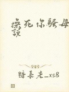 操死你骚母狗小说