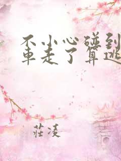 不小心碰到别人车走了算逃逸吗怎么处理