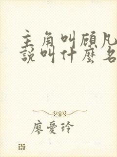 主角叫顾凡的小说叫什么名字