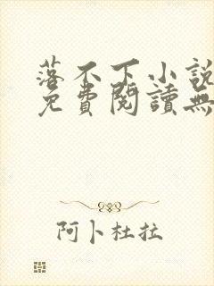 落不下小说全文免费阅读无弹窗
