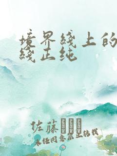 境界线上的地平线正纯