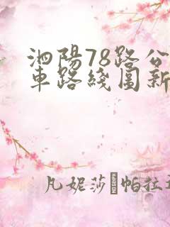 泗阳78路公交车路线图新