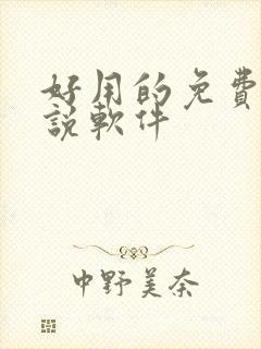 好用的免费的小说软件