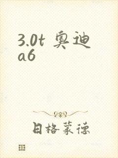 3.0t 奥迪a6