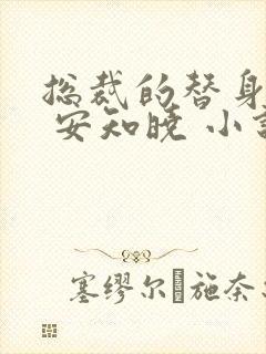 总裁的替身前妻 安知晓 小说