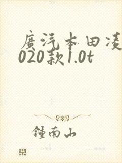 广汽本田凌派2020款1.0t
