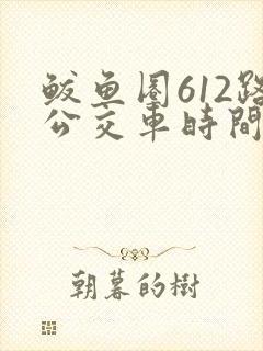 鲅鱼圈612路公交车时间表