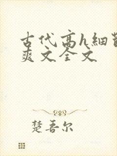 古代高h细节肉爽文全文