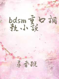 bdsm重口调教小说