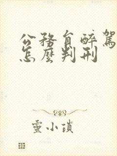 公务员醉驾逃逸怎么判刑