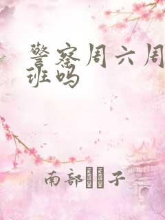警察周六周日上班吗