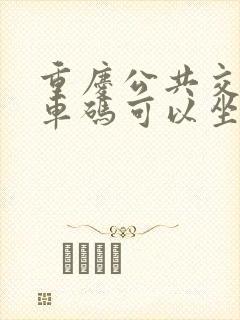 重庆公共交通乘车码可以坐地铁吗