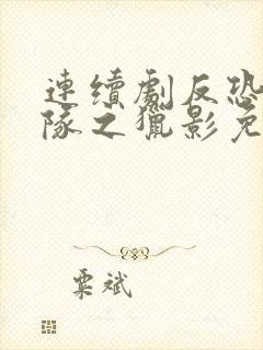 连续剧反恐特战队之猎影免费