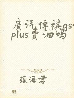 广汽传祺gs4plus费油吗