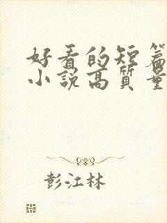好看的短篇言情小说高质量文笔好