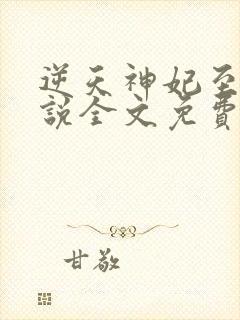逆天神妃至上小说全文免费阅读