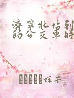 济宁北站到金乡的公交车时间表