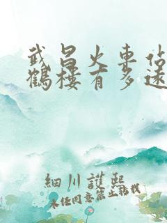 武昌火车站离黄鹤楼有多远