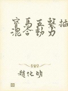 宝马五系插电式混合动力