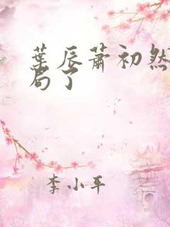 叶辰萧初然大结局了 叶辰萧初然大结局了