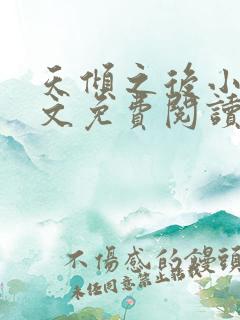 天倾之后小说全文免费阅读无弹窗