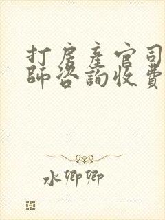 打房产官司的律师咨询收费