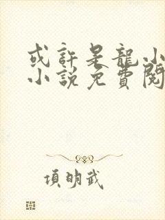 或许是龙小姐吗小说免费阅读 或许是龙小姐吗小说免费阅读