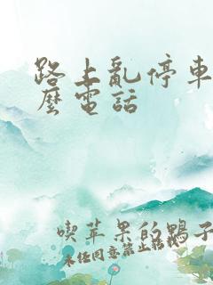 路上乱停车打什么电话 路上乱停车打什么电话
