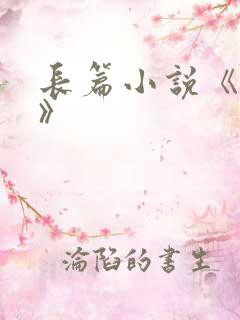 长篇小说《主角》