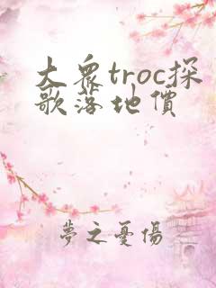 大众troc探歌落地价