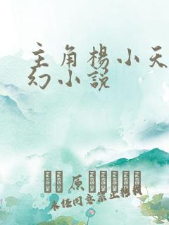 主角杨小天的玄幻小说