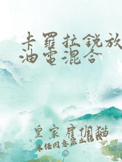 卡罗拉锐放双擎油电混合