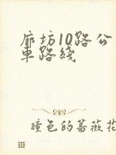 廊坊10路公交车路线