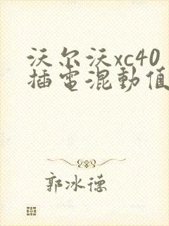 沃尔沃xc40插电混动值得买吗