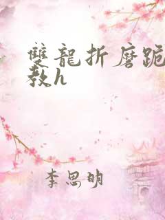 双龙折磨跪趴调教h